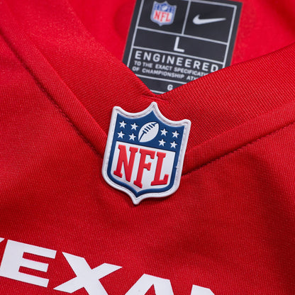 Men's Houston Texans Nico Collins Nike Red Alternate Game Jersey