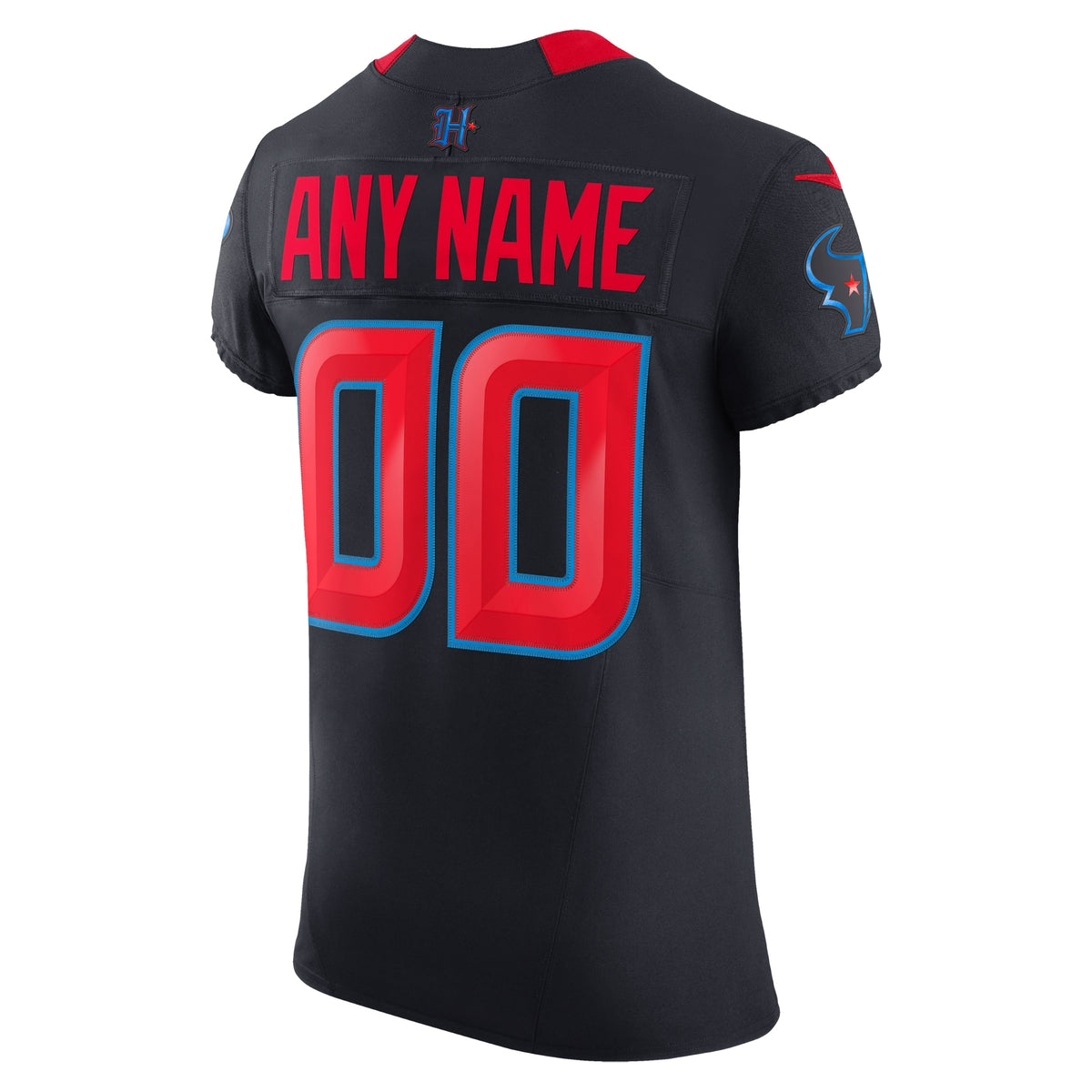 Men's Houston Texans Nike Navy Alternate Vapor F.U.S.E. Elite Custom Jersey