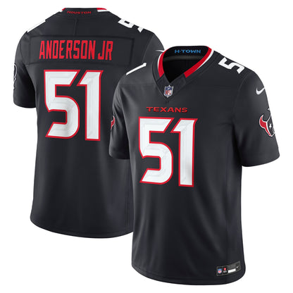 Men's Houston Texans Will Anderson Jr. Nike Navy Team Vapor F.U.S.E. Stitched Limited Jersey