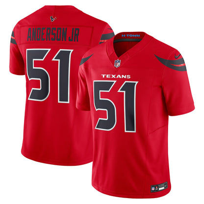 Men's Houston Texans Will Anderson Jr. Nike Red Alternate Vapor F.U.S.E. Limited Jersey