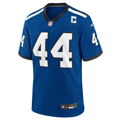 Men's Indianapolis Colts Dallas Clark Nike Blue Retired Player Alternate Game Jersey
