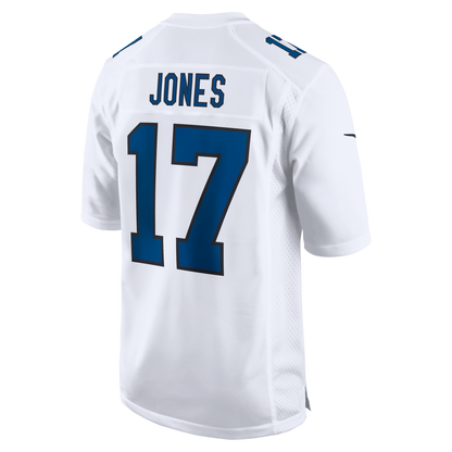 Men's Indianapolis Colts Daniel Jones Nike Tundra White Fashion Game Jersey