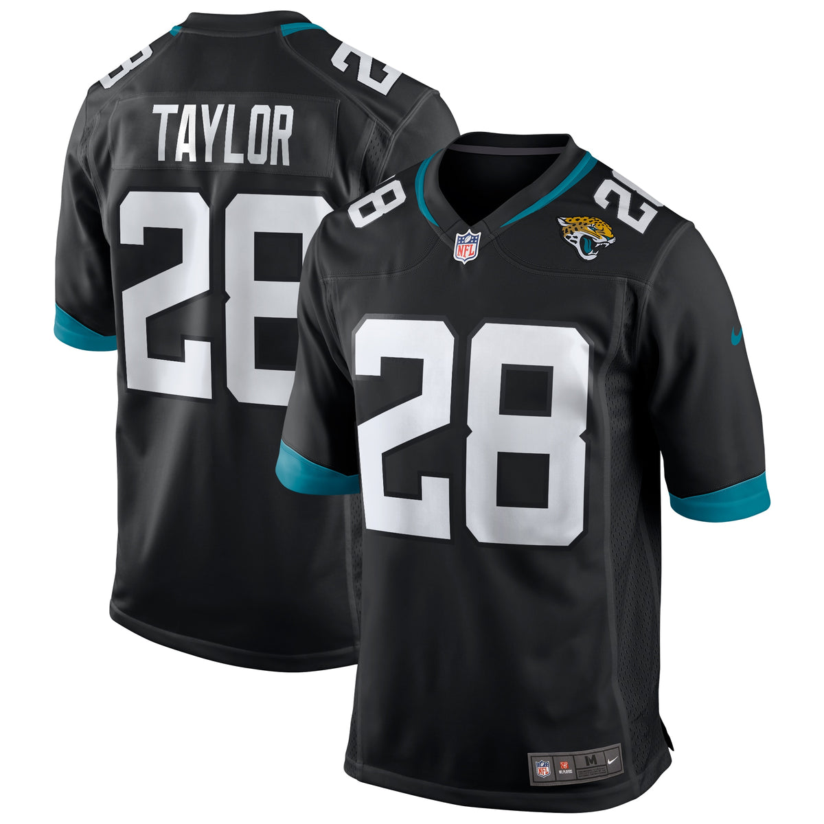 Men's Jacksonville Jaguars Fred Taylor Nike Black Retired Player Alternate Game Jersey
