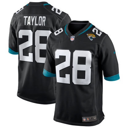 Men's Jacksonville Jaguars Fred Taylor Nike Black Retired Player Alternate Game Jersey