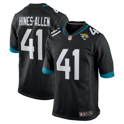 Men's Jacksonville Jaguars Josh Hines-Allen Nike Black Alternate Game Jersey