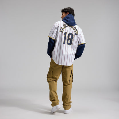 Men's Japan Baseball Yoshinobu Yamamoto Nike White 2026 World Baseball Classic Home Stadium Jersey