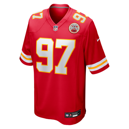 Men's Kansas City Chiefs Ashton Gillotte Nike Red Team Game Jersey