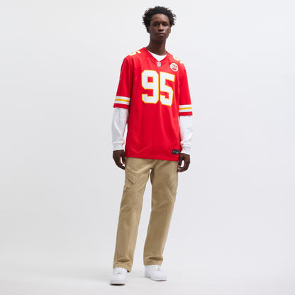 Men's Kansas City Chiefs Chris Jones Nike Red Game Jersey