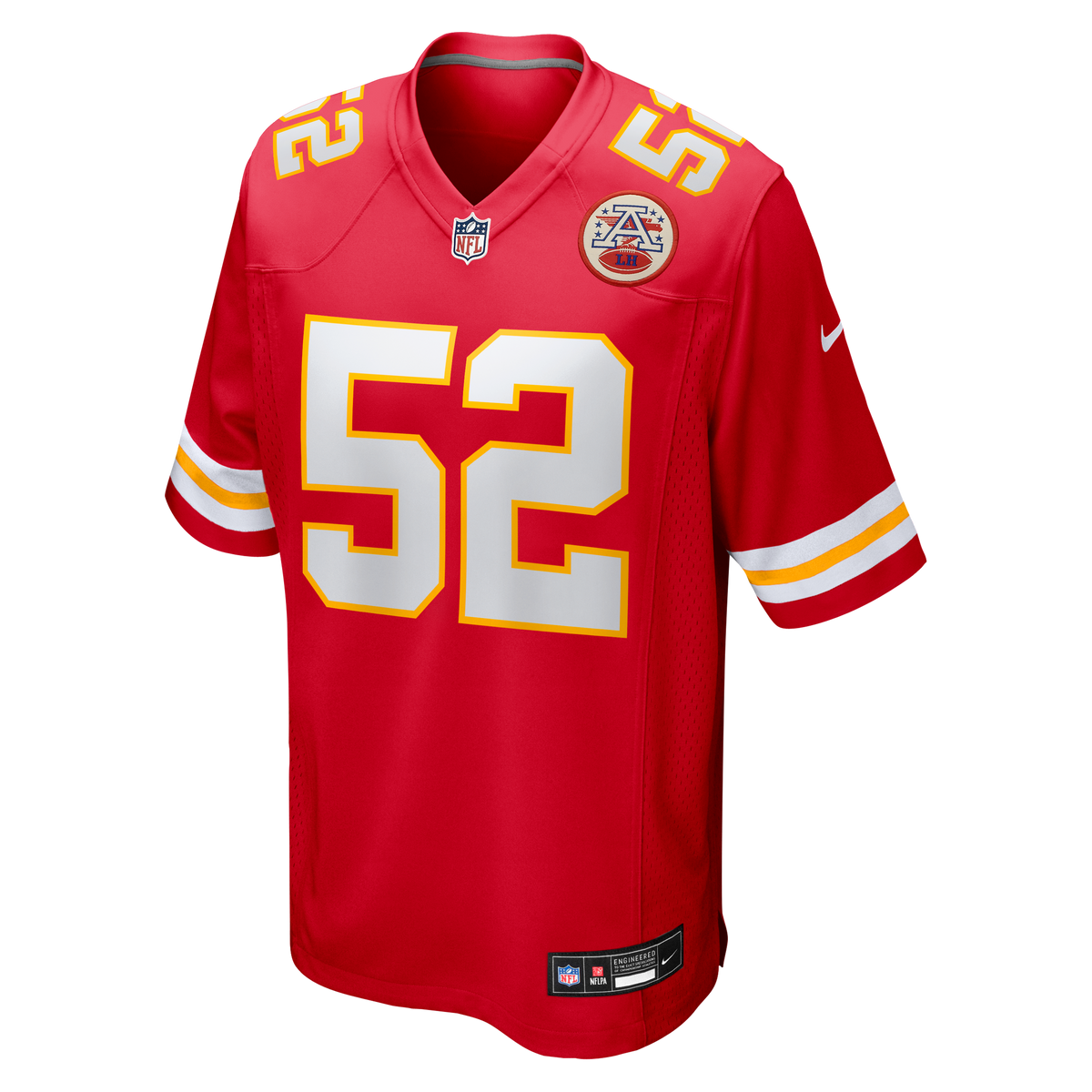 Men's Kansas City Chiefs Creed Humphrey Nike Red Game Jersey