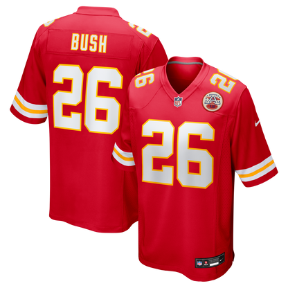 Men's Kansas City Chiefs Deon Bush Nike Red Game Player Jersey