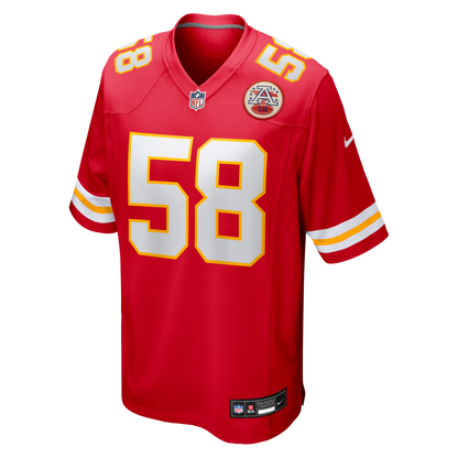 Men's Kansas City Chiefs Derrick Thomas Nike Red Game Retired Player Jersey