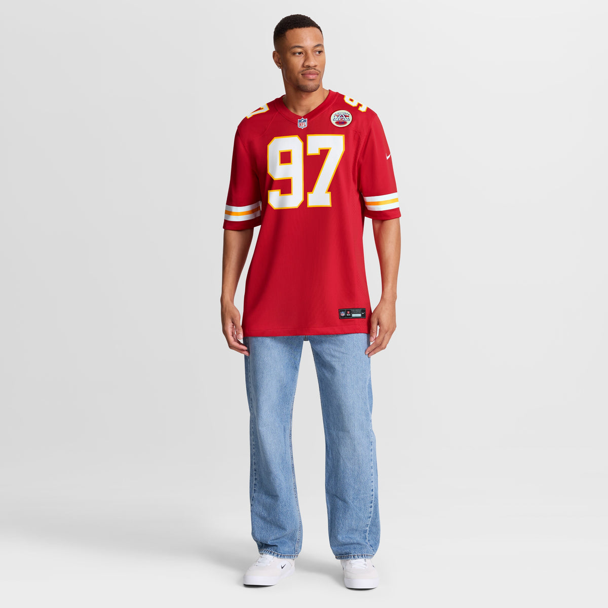 Men's Kansas City Chiefs Felix Anudike-Uzomah Nike Red Game Jersey