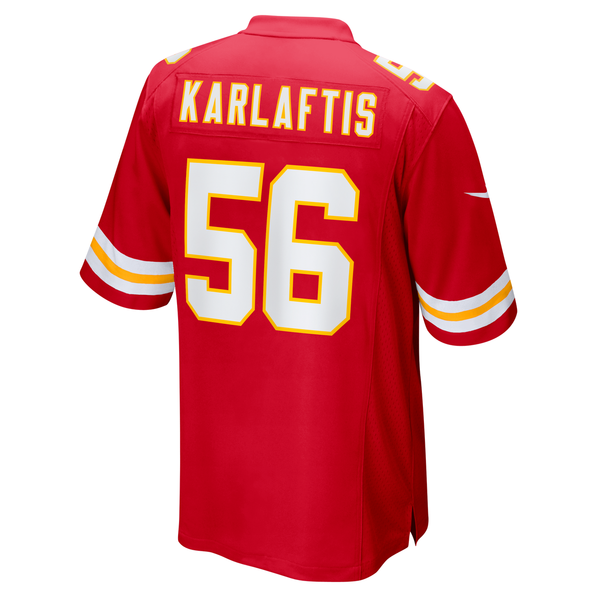 Men's Kansas City Chiefs George Karlaftis Nike Red Player Game Jersey
