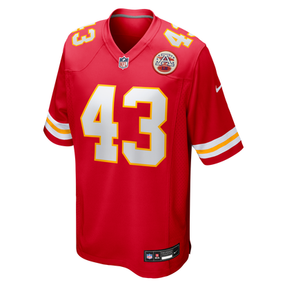 Men's Kansas City Chiefs Jack Cochrane Nike Red Game Player Jersey