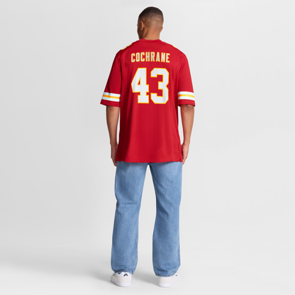 Men's Kansas City Chiefs Jack Cochrane Nike Red Game Player Jersey