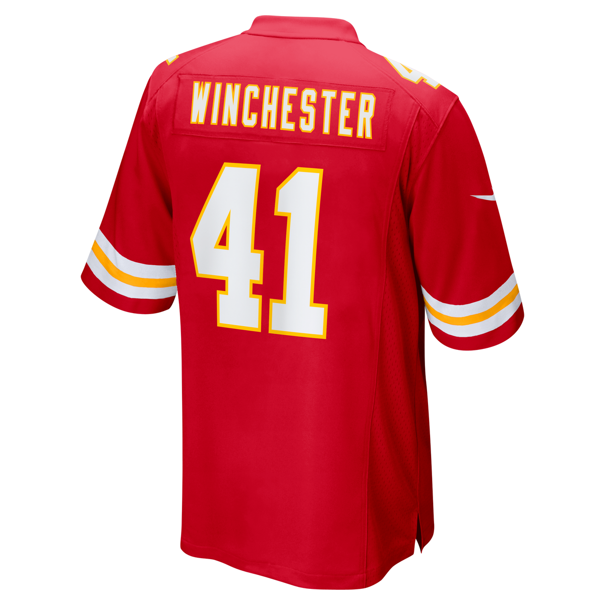 Men's Kansas City Chiefs James Winchester Nike Red Game Jersey