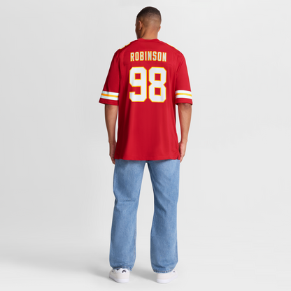 Men's Kansas City Chiefs Janarius Robinson Nike Red Team Game Jersey