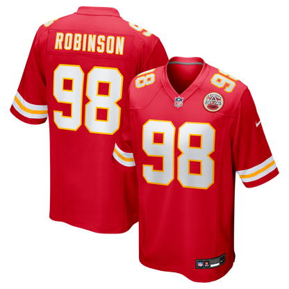 Men's Kansas City Chiefs Janarius Robinson Nike Red Team Game Jersey