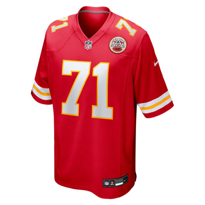 Men's Kansas City Chiefs Josh Simmons Nike Red Team Game Jersey