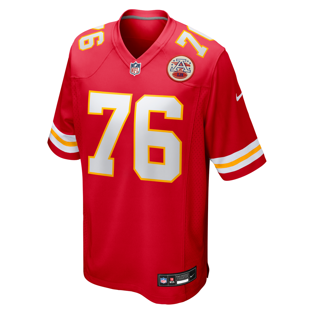 Men's Kansas City Chiefs Kingsley Suamataia Nike Red Game Jersey