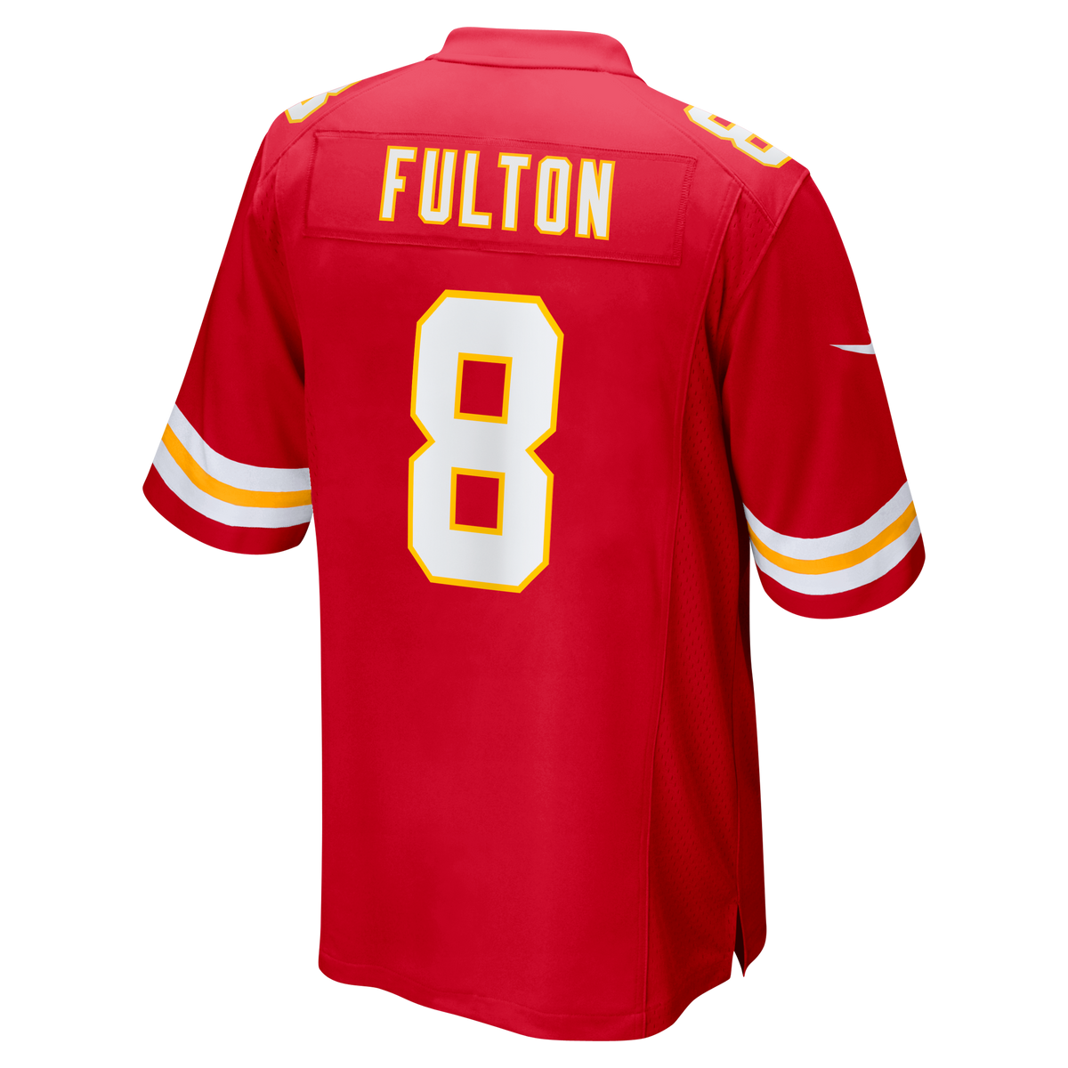 Men's Kansas City Chiefs Kristian Fulton Nike Red Team Game Jersey