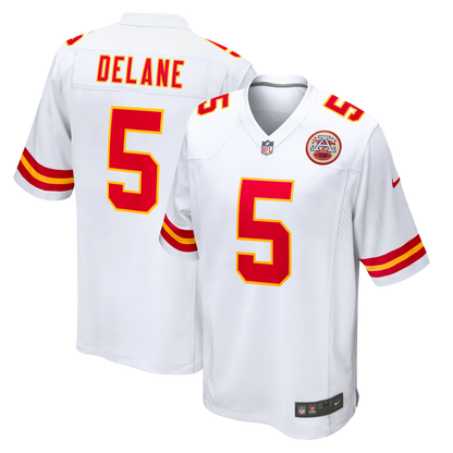 Men's Kansas City Chiefs Mansoor Delane Nike White Game Jersey