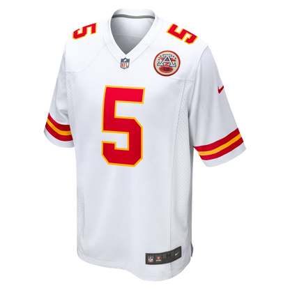 Men's Kansas City Chiefs Mansoor Delane Nike White Game Jersey