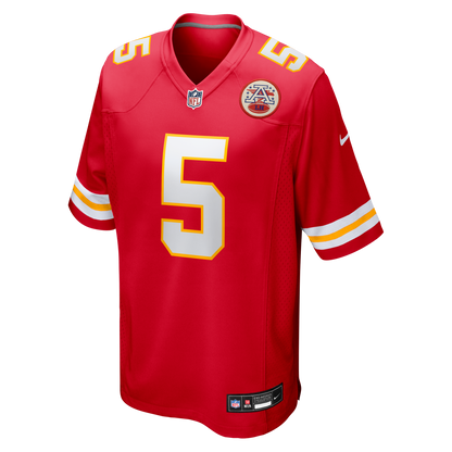 Men's Kansas City Chiefs Nike Red 2026 NFL Draft First Round Pick No. 6 Team Game Jersey