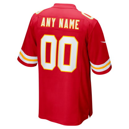 Men's Kansas City Chiefs Nike Red Custom Game Jersey