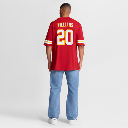 Men's Kansas City Chiefs Nohl Williams Nike Red Team Game Jersey