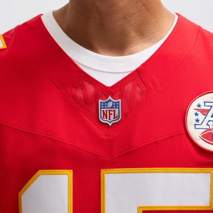Men's Kansas City Chiefs Patrick Mahomes Nike Red Team Vapor F.U.S.E. Elite Jersey