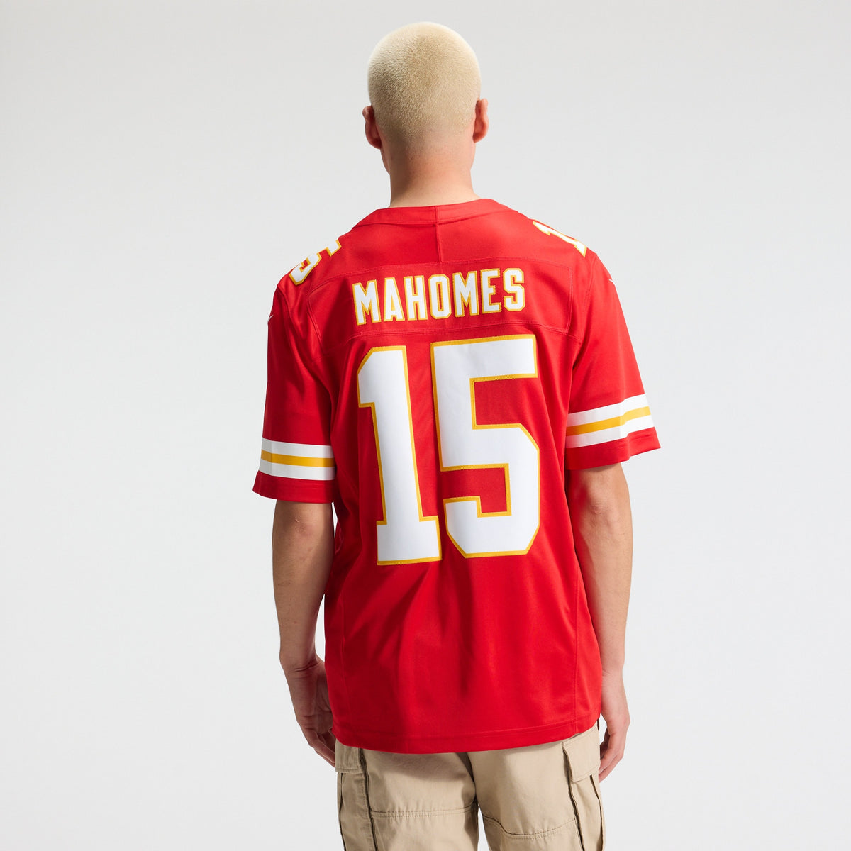 Men's Kansas City Chiefs Patrick Mahomes Nike Red Team Vapor F.U.S.E. Stitched Limited Jersey
