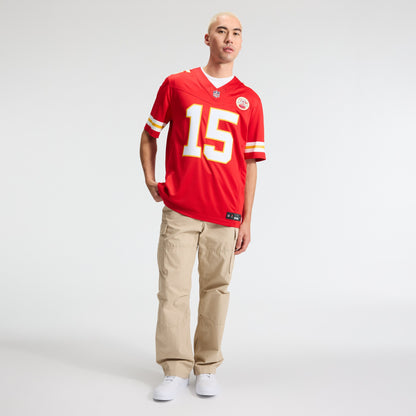 Men's Kansas City Chiefs Patrick Mahomes Nike Red Team Vapor F.U.S.E. Stitched Limited Jersey