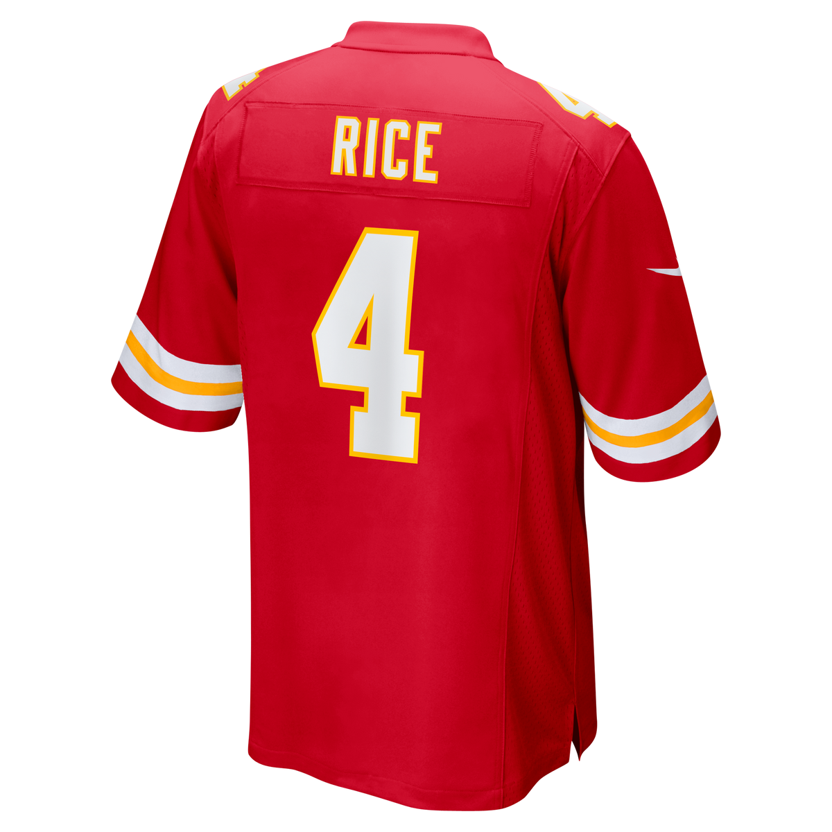 Men's Kansas City Chiefs Rashee Rice Nike Red Game Jersey