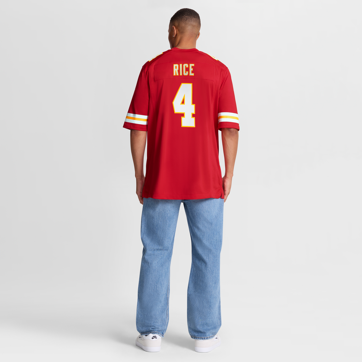 Men's Kansas City Chiefs Rashee Rice Nike Red Game Jersey