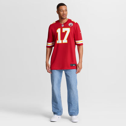 Men's Kansas City Chiefs Richie James Nike Red Game Jersey
