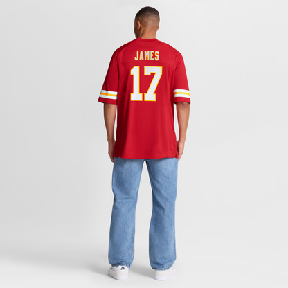Men's Kansas City Chiefs Richie James Nike Red Game Jersey