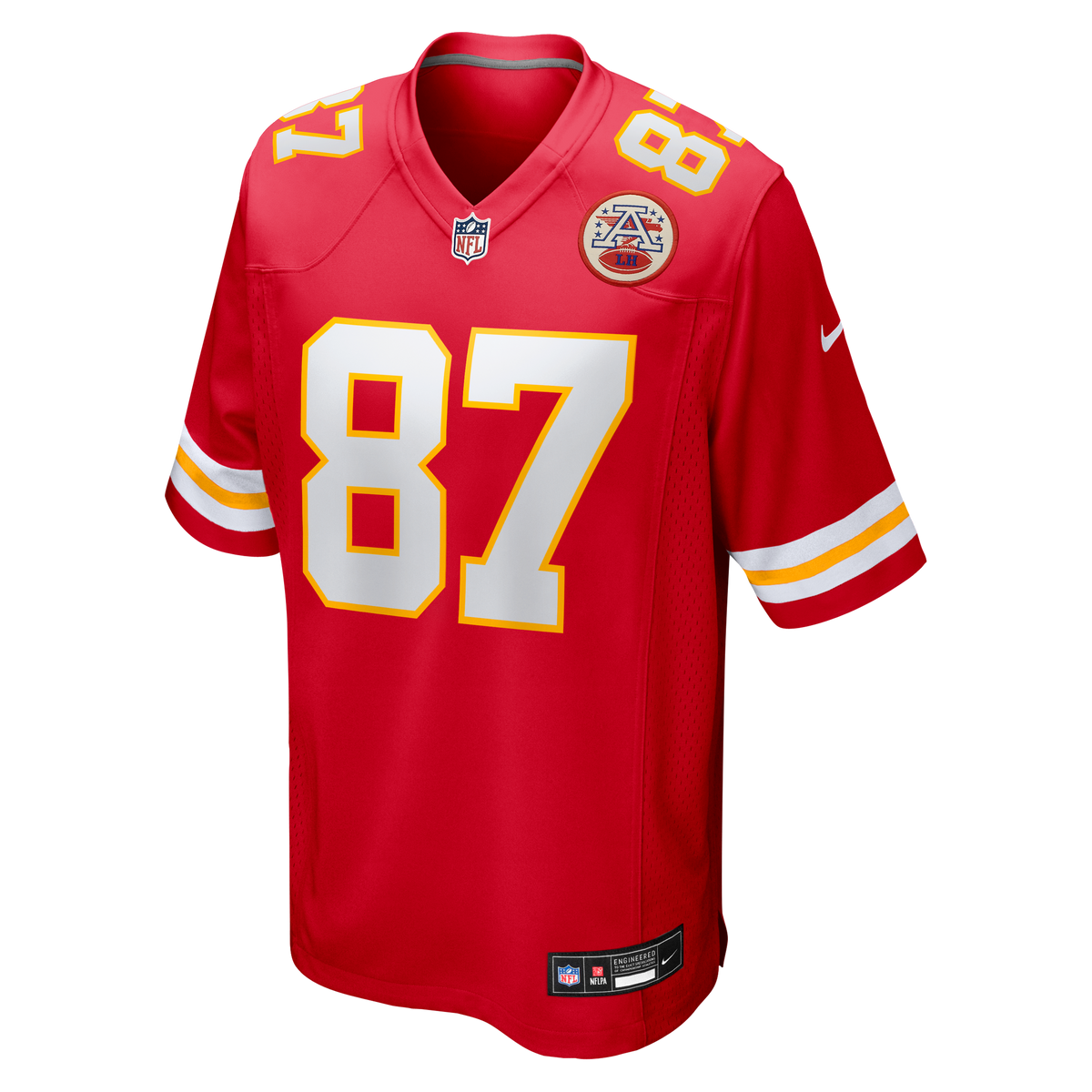 Men's Kansas City Chiefs Travis Kelce Nike Red Game Jersey