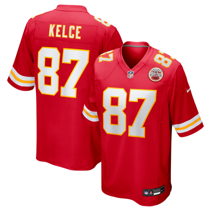 Men's Kansas City Chiefs Travis Kelce Nike Red Game Jersey
