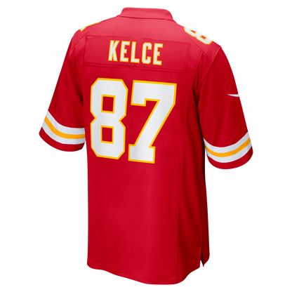 Men's Kansas City Chiefs Travis Kelce Nike Red Game Jersey