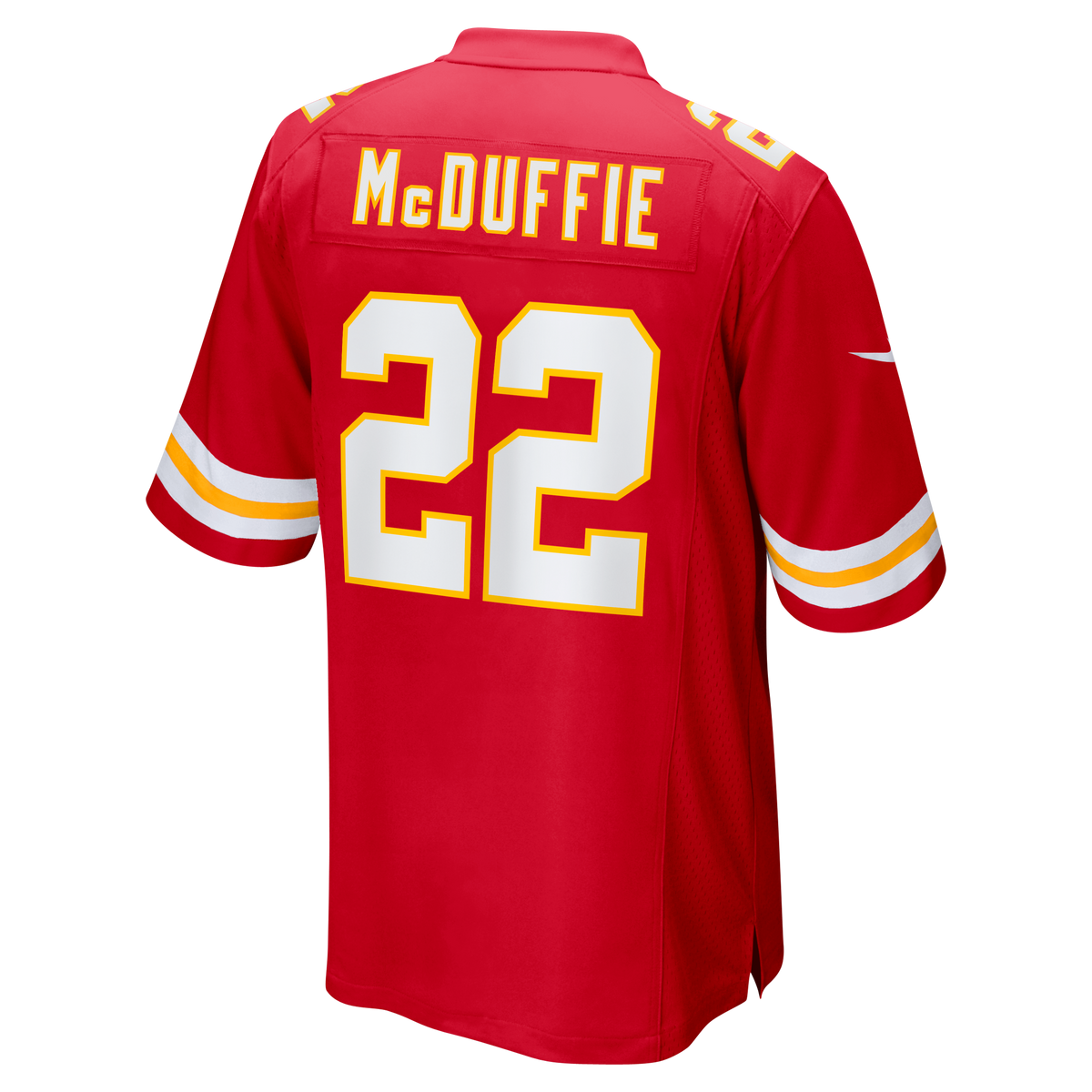 Men's Kansas City Chiefs Trent McDuffie Nike Red Game Jersey