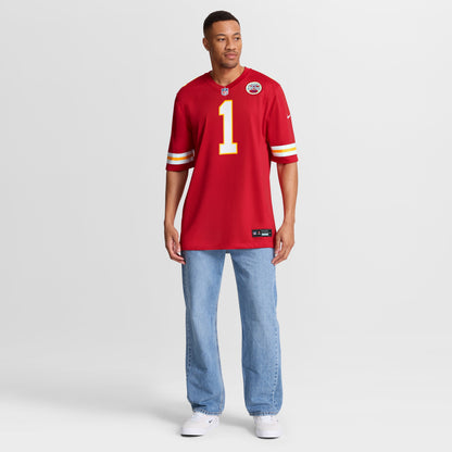 Men's Kansas City Chiefs Xavier Worthy Nike Red Player Game Jersey