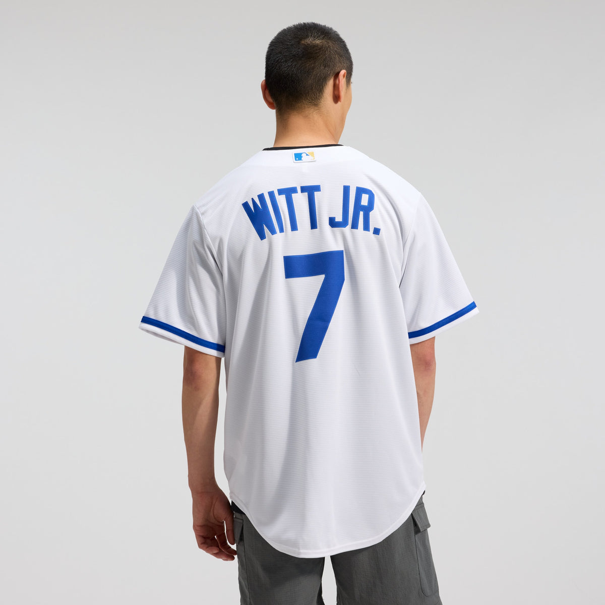 Men's Kansas City Royals Bobby Witt Jr. Nike White Home Replica Player Jersey