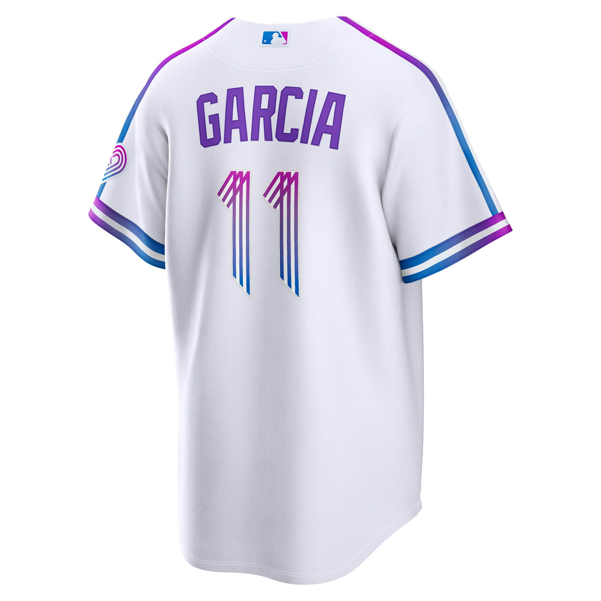 Men's Kansas City Royals Maikel Garcia Nike White 2026 City Connect Stadium Jersey