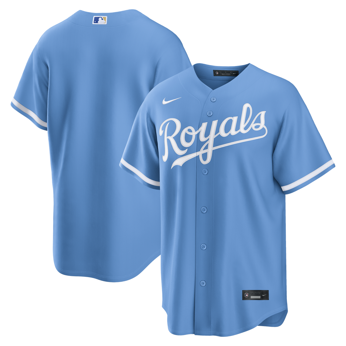 Men's Kansas City Royals Nike Light Blue Alternate Replica Jersey