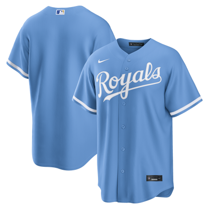 Men's Kansas City Royals Nike Light Blue Alternate Replica Jersey