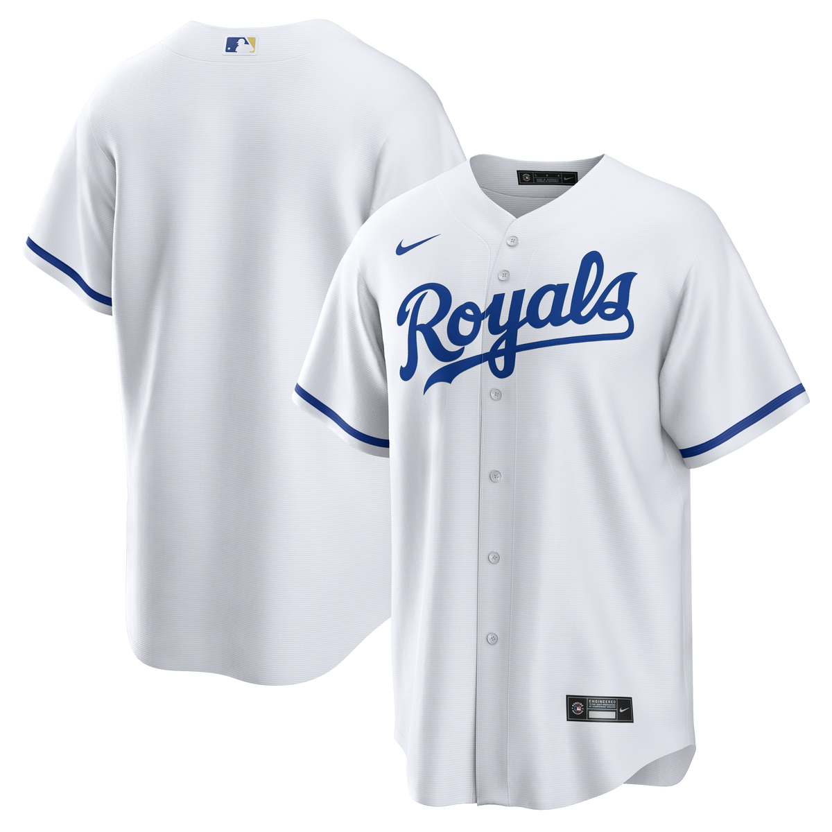 Men's Kansas City Royals Nike White Home Big & Tall Replica Jersey