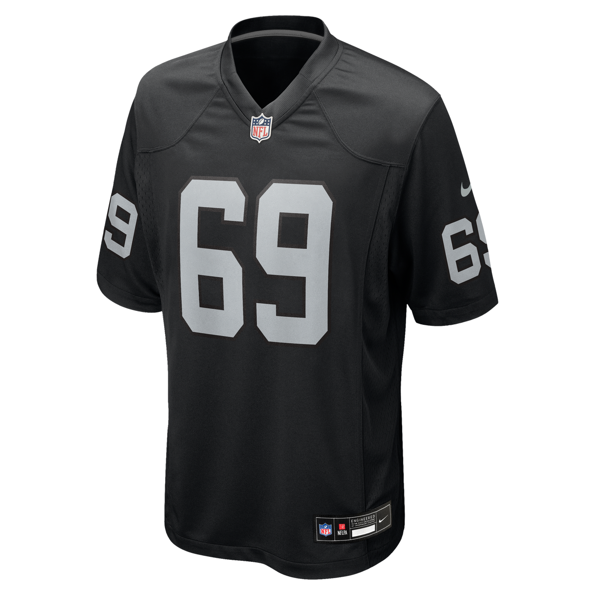 Men's Las Vegas Raiders Adam Butler Nike Black Team Game Jersey