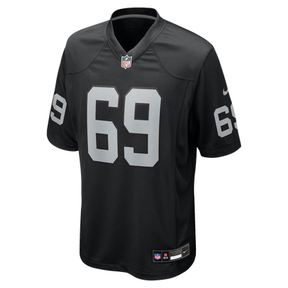 Men's Las Vegas Raiders Adam Butler Nike Black Team Game Jersey