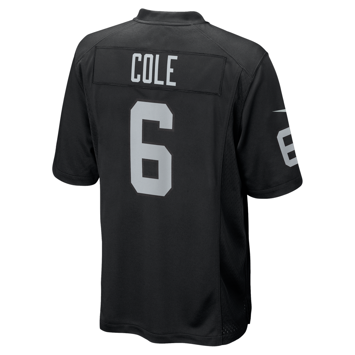 Men's Las Vegas Raiders AJ Cole Nike Black Game Jersey